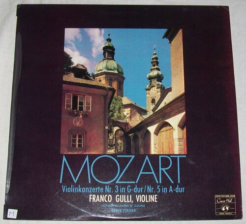 Mozart - Violinkonzerte N°3 In G-Dur - N°5 In A-Dur - Franco Gulli Violine