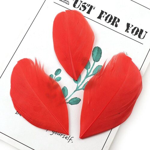 Plumes D'oie Naturelles, 50 Pièces/Lot, 5 9cm, Mélange De Couleurs, Boucles D'oreilles Pour Femmes, Plumes Souples, Fabrication De Bijoux, Bricolage, Moins Cher