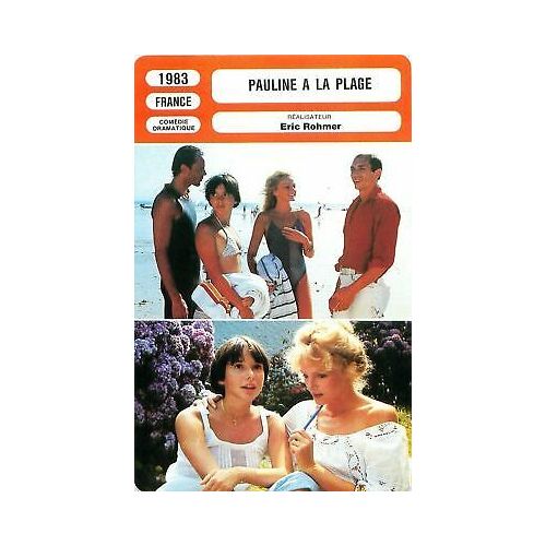 Fiche Monsieur Cinema Pauline À La Plage