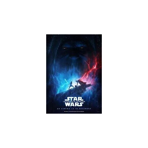 Star Wars 9 L'ascension De Skywalker - The Rise Of Skywalker - J J Abrams - Daisy Ridley - 2019 - Affiche De Cinéma Pliée 120x160 Cm