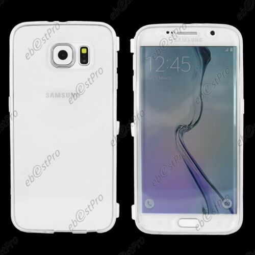 Ebeststar® Film Verre Trempé + Etui Portefeuille Rabattable Livre Housse Coque Silicone Gel Pour Samsung Galaxy S6 Sm-G920f, G920, Couleur Transparent
