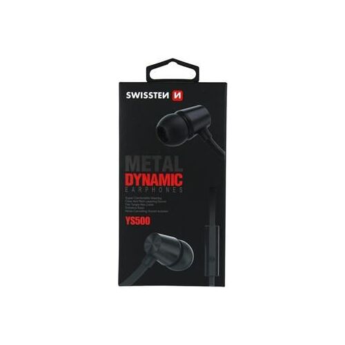 Ecouteurs Swissten Metal Dynamic Ys500 Black