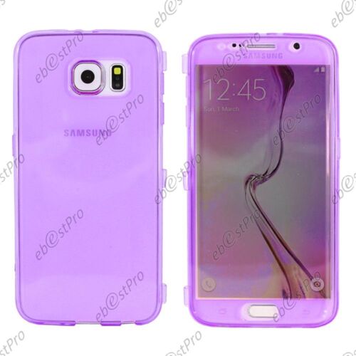 ebestStar® Film Verre Trempé + Etui Portefeuille Rabattable Livre Housse Coque Silicone Gel pour Samsung Galaxy S6 SM-G920F, G920, Couleur Violet