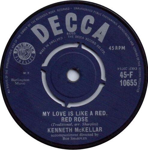 My Love Is Like A Red, Red Rose / My Ain Folk