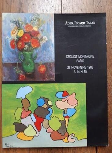 Tableaux Et Sculptures Des Xixe Et Xxe Siècles,  Ensemble De 20 Dessins, Aquarelles Et Gouaches (Illustrations Pour Les Fables De La Fontaine) Drouot Montaigne, Catalogue Vente Samedi 26 Novembre 1988
