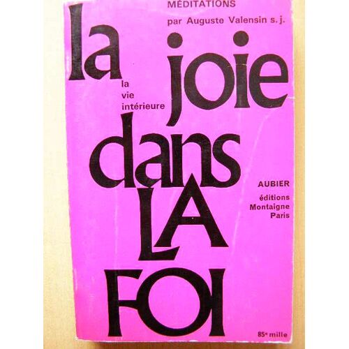 La Joie Dans La Foi