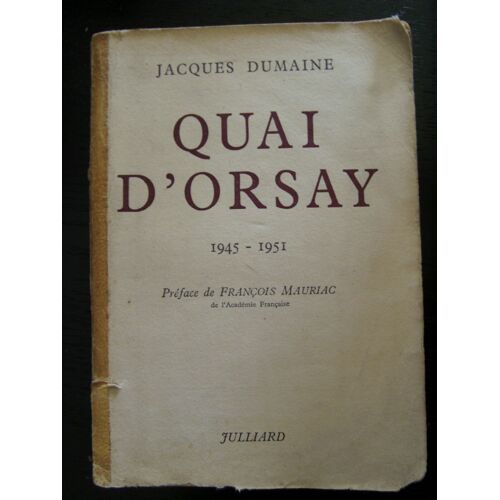 Quai D'orsay 1945-1951