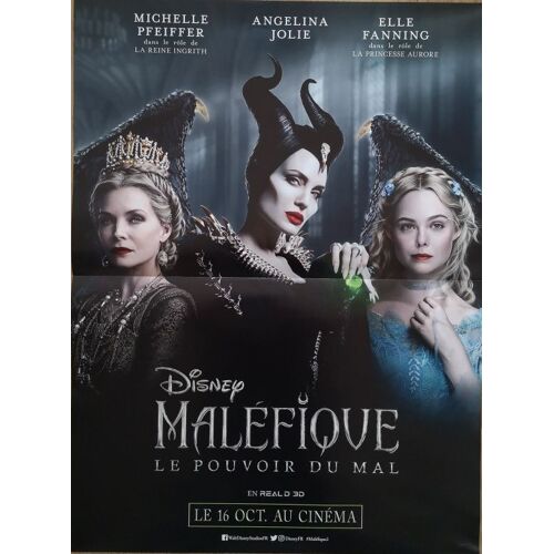 Affiche De Cinéma Authentique "Maléfique - Le Pouvoir Du Mal " - Format 40x60 Cm - 2019 - Michelle Pfeiffer / Angeline Jolie