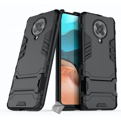 Housse etui coque rigide anti choc pour Xiaomi Poco F2 Pro + film ecran - NOIR