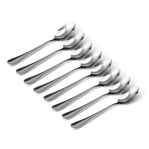 Cuillère À Café En Acier Inoxydable, 8 Pièces/Ensemble, Cuillère À Lait En Poudre, Outil De Cuisson, Cuisson Des Aliments, Fournitures De Préparation De Boissons
