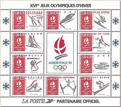 Bloc 14 (1992) J.O D'Albertville N** (Cote 15e)