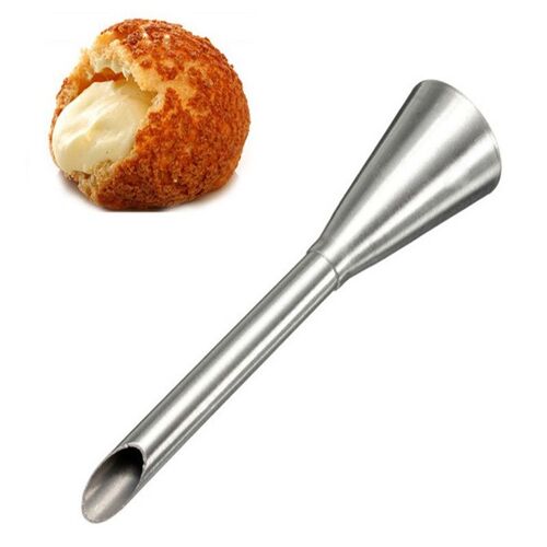 Buses De Cuisson De Pâtisserie En Acier Inoxydable, 1 Pièce, Bouffées De Crème, Décoration Bouche De Fleur À Presser, Outil De Cuisson De Pâtisserie Fantaisie