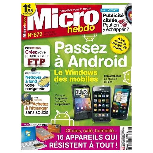 Micro Hebdo  N° 672 : Passez A Andoid
