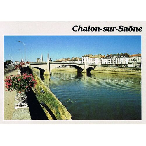 Carte Postale, France, Saône Et Loire ( 71 ), Chalon Sur Saône, Les Quais