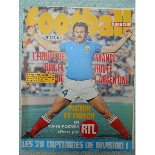 Football Magazine N° 207 De Décembre 1976