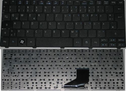 Clavier Qwertz Allemand / German Pour GATEWAY LT21, Acer One 532H Series, Noir / Black
