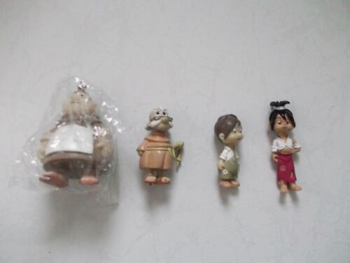 4 Figurines Moine Dick + Moine Alfonso + Marcellino + Candela - Marukatsu - 2001