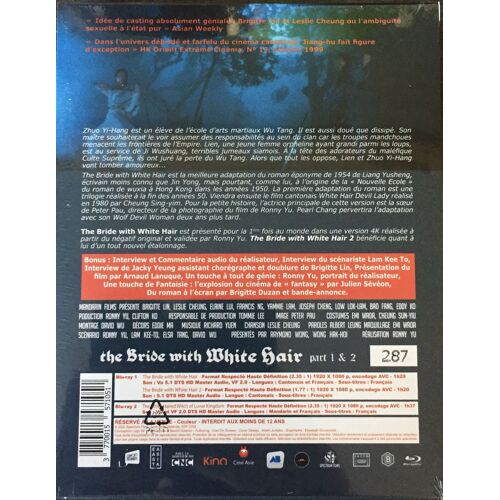 The Bride With White Hair - Part 1 & 2 - Édition Collector - Blu-Ray