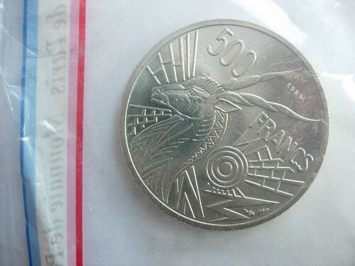 Rare 500 Francs 1976 Essai !! Afrique Centrale Fleur De Coin 1850 Exemplaires Monnaie De Paris.