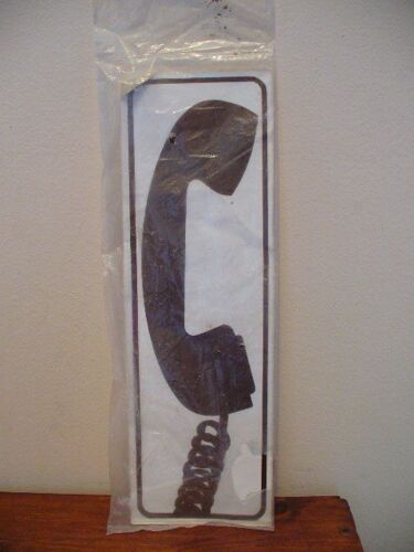 Autocollant Téléphone Marron Sur Fond Blanc