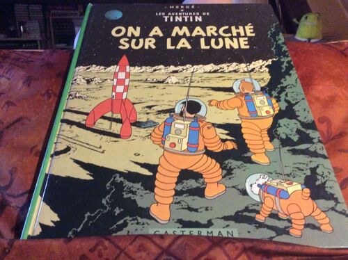 Tintin" "On A Marché Sur La Lune" D 1966. 0053/157 Par Hergé