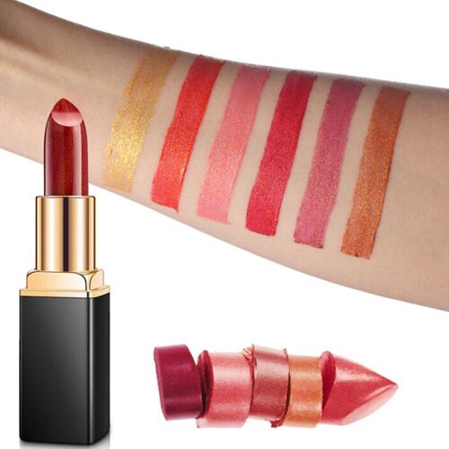 Xeme Maquillage De Lèvres De Luxe Chatoyant Rose Nude Rouge À Lèvres Durable Imperméable Professionnel 