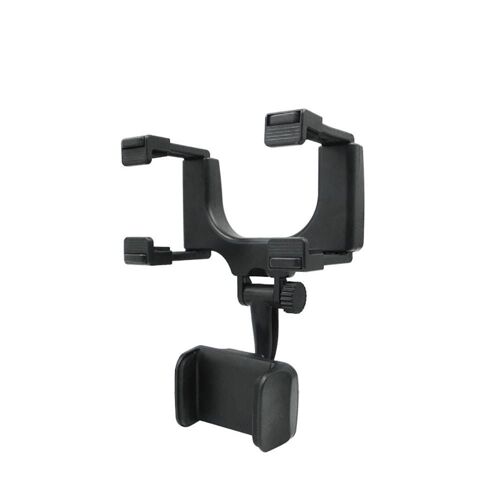 Xeme Support De Support De Bâti De Miroir De Rétroviseur De Voiture Pour Le Téléphone Portable Gps Universel 360 Degrés De Téléphone Portable