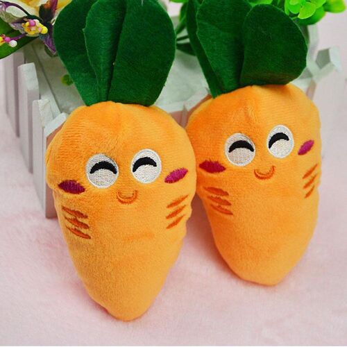 Xeme Animaux En Peluche Jouets Chien Chiot Chat Squeaker Quack Sound Chew Traiter Holder Play Toys