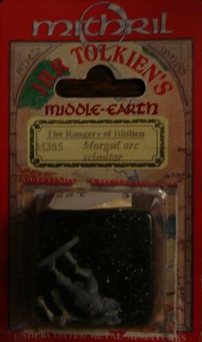 Figurine Orc Mithril - The Rangers Of Ithilien - M385 - Morgul Orc Scimitar - Pour Jeux De Rôles Don