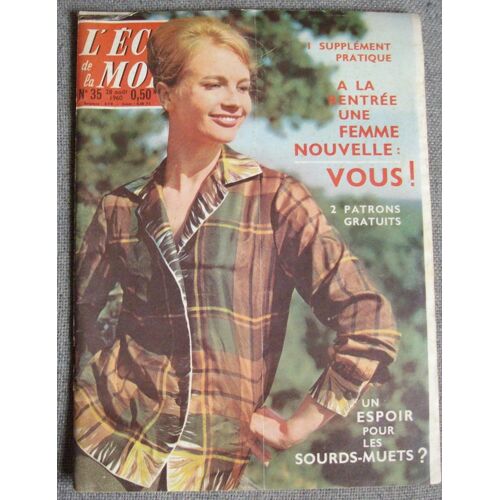 L'echo De La Mode  N° 35 : A La Rentree Une Femme Nouvelle:Vous!