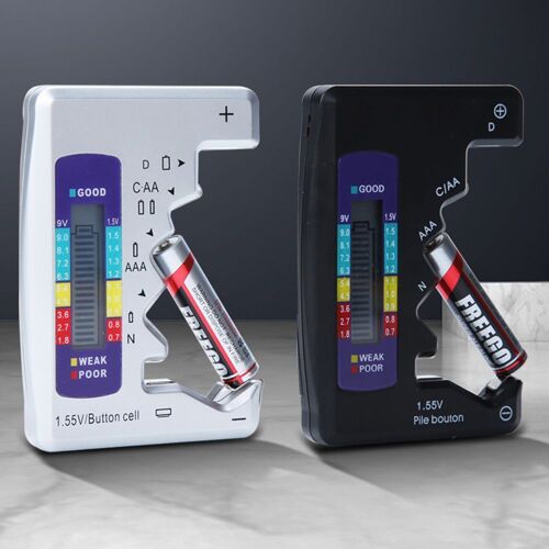Xeme Testeur De Capacité De Batterie Numérique Mini C/D/9v/Aa/Aaa/1.5v Instrument De Mesure D'alimentation Au Lithium Domestique