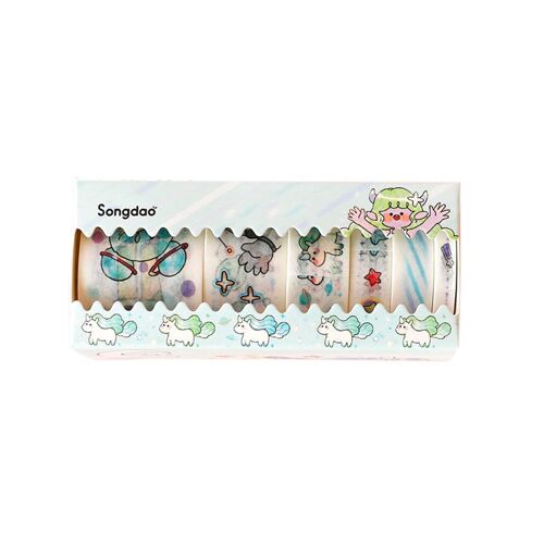 Xeme Fleur Washi Bande Diy Décoration Scrapbooking Planificateur Ruban De Masquage Ruban Adhésif Étiquette Autocollant Papeterie