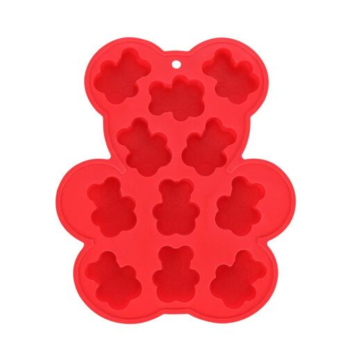 XEME Ours Mignon Dessin Animé Forme Gâteau Biscuits Chocolat Crème Glacée Moule En Silicone Enfants Jouet Cuisson Au Four Moule Cuisine Décoration Outils