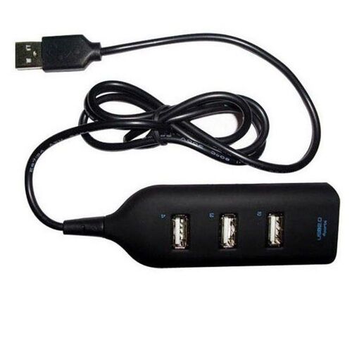 XEME Noir 4 En 1 Multi-Port 4 Ports Usb 2.0 Hub Usb Pour Pc Portable