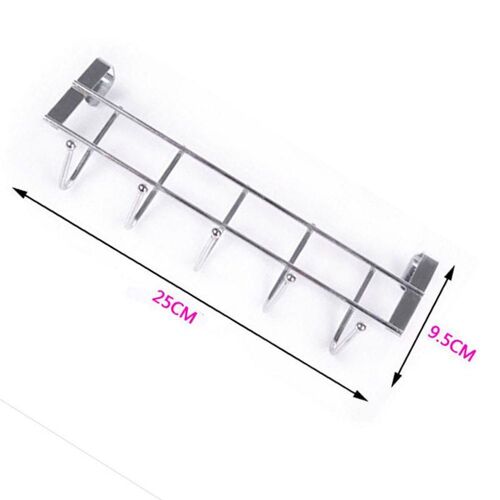 XEME Crochet De Support De Cintre De Serviette De Manteau En Métal Au-Dessus Du Support De Salle De Bains À La Maison De Porte