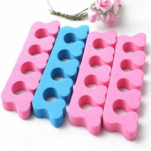 Xeme 20pcs Séparateurs De Doigts D'orteils En Éponge Douce Mis Outil De Manucure De Pédicure Nail Art 