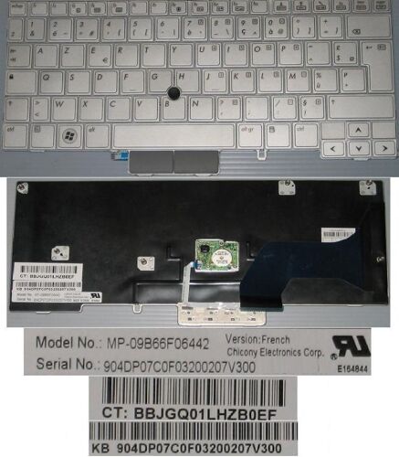 Clavier Français Original Pour HP EliteBook 2740p Série