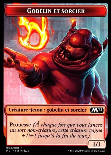 Token / Jeton - Gobelin Et Sorcier - Mtg - M2021 - 8/18