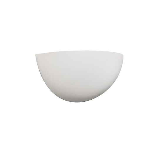 Qazqa Moderne Applique Murale Moderne Blanche - Gypsy Suka Plâtre /Acier Blanc Rond / Luminaire / Lumiere / Éclairage / Intérieur / Salon / Cuisine E14 Max. 1 X 25 Watt