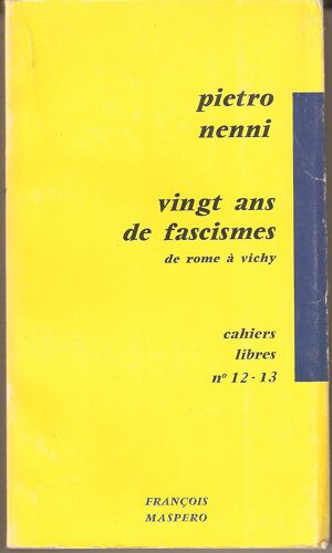 Vingt Ans De Fascismes De Rome À Vichy