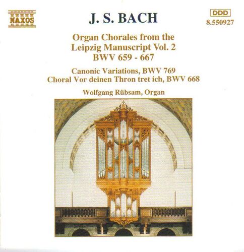 Chorals De Leipzig Vol. 2 Rübsam, Orgue