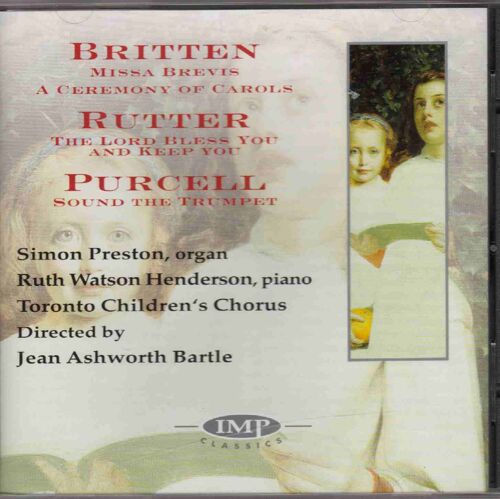 Missa Brevis, A Ceremony Of Carols, John Rutter The Lord Bless You, Gibbs The Song Of The Shadows