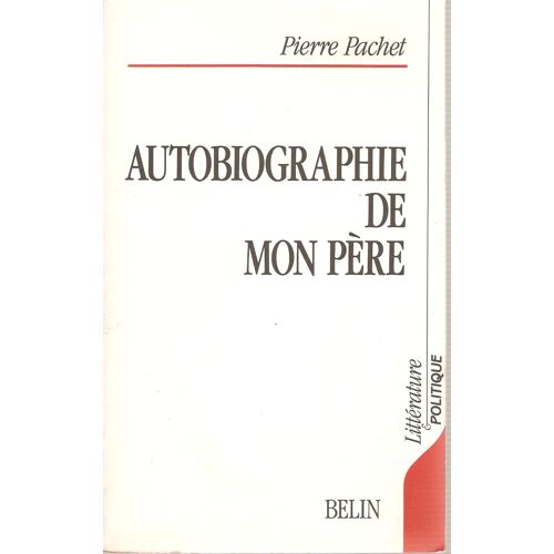 Autobiographie De Mon Père