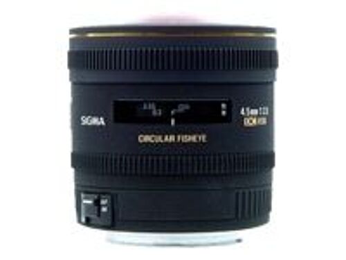 Objectif Sigma EX - Fonction Fisheye - 4.5 mm - f/2.8 DC HSM - Nikon F