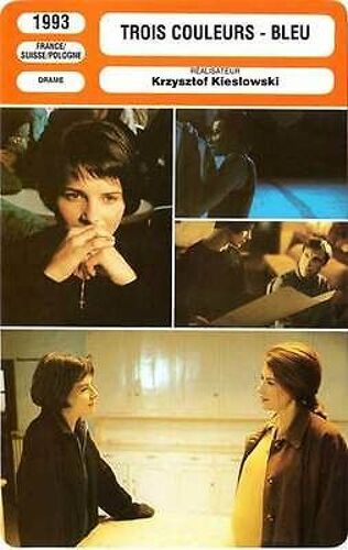 Fiche Monsieur Cinema Trois Couleurs - Bleu
