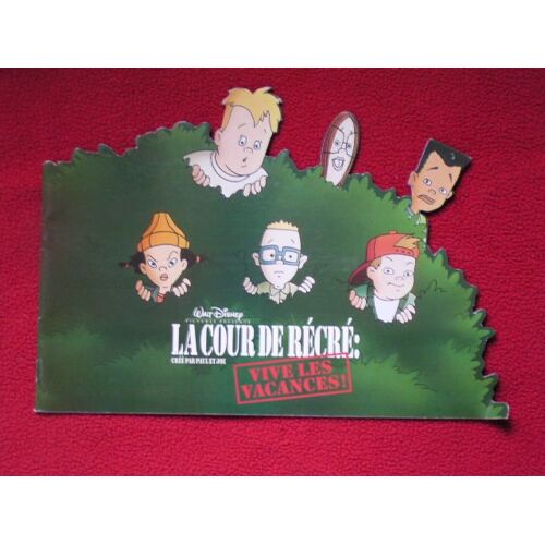 La Cour De Récré - Dp  N° 1 : Dossier De Presse  - Disney - 2001