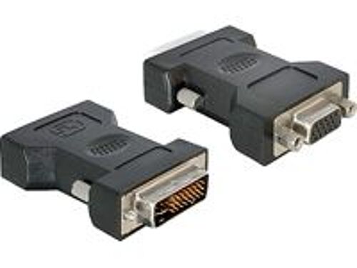 DeLOCK VGA 15pin F > DVI 24+5 M DVI-I 15pin VGA Noir
