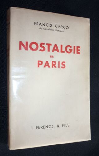 Nostalgie De Paris