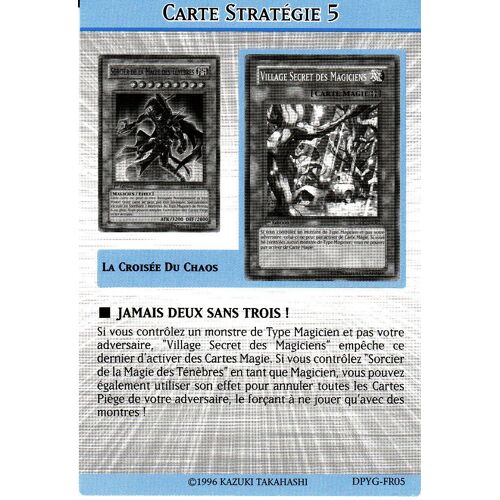 Carte Yu-Gi-Oh! Carte Strategie 5 Dpyg-Fr05