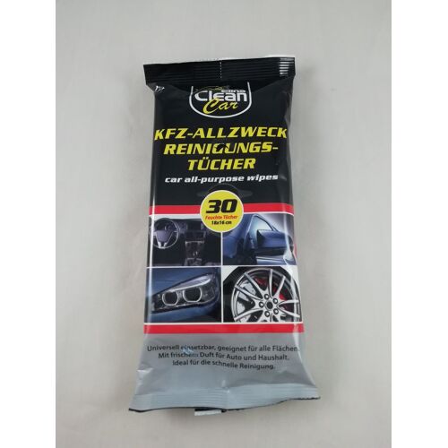 30 Lingettes Nettoyantes Extérieur Voiture Auto Moto Jante Carrosserie Phare Rétro